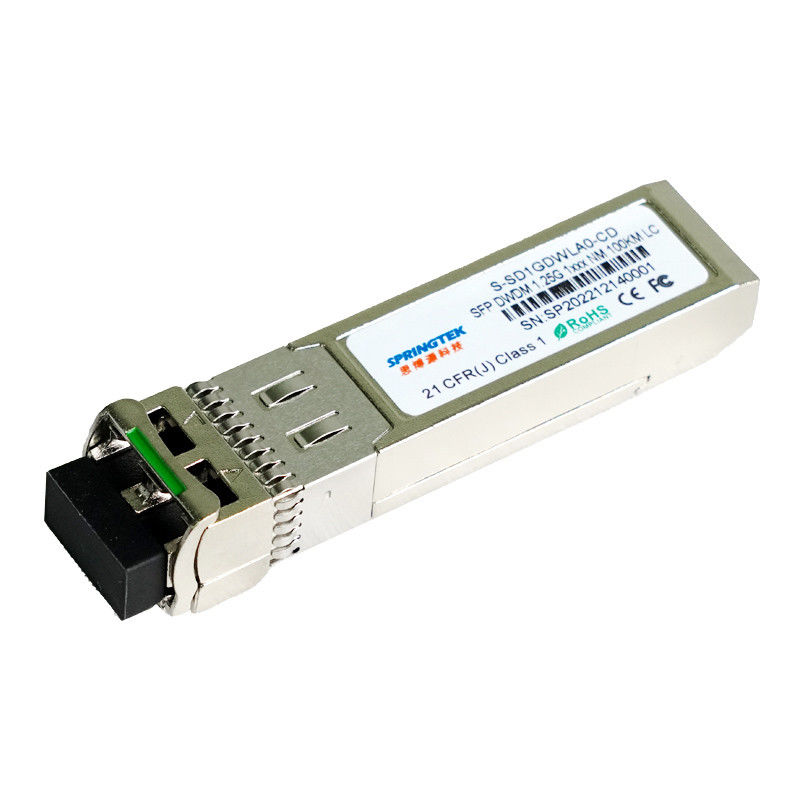 brocado compatible 1.25Gbps/Cisco/módulo óptico del transmisor-receptor del enebro DWDM C17~C61 el 100km SFP