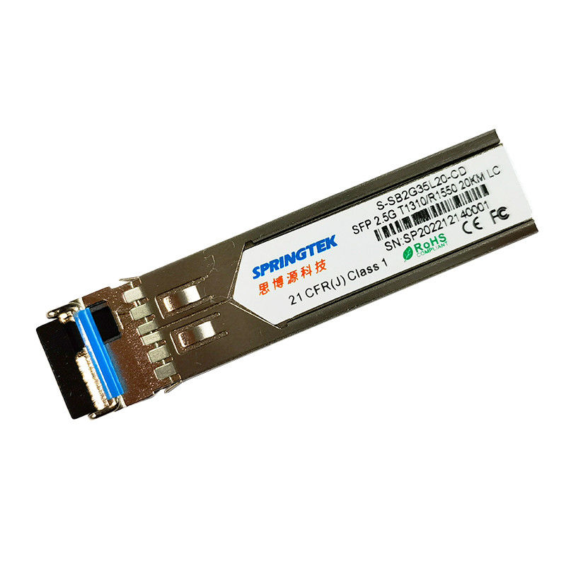 SFP BIDI 20km OEM LC 2.5G T1310/R1550nm módulo de transceptor óptico con DDM