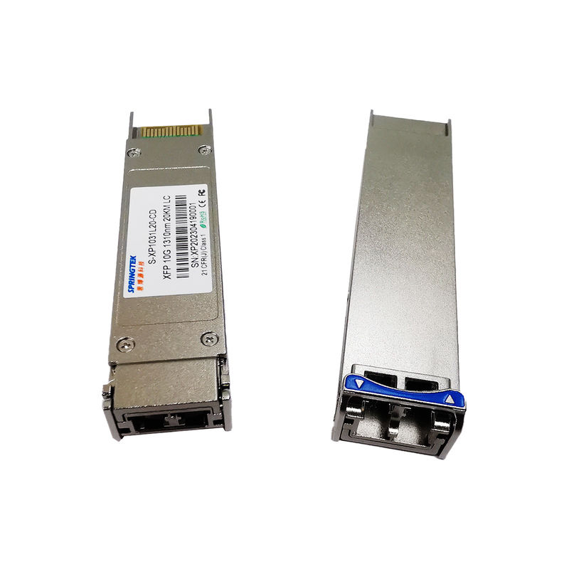 Transmisor-receptor dual LR del solo modo 1310nm los 20km LC 10G XFP de la fibra compatible con brocado